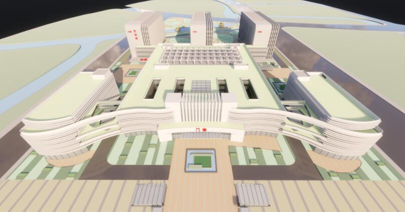 良渚医院整体迁建项目 投标方案su模型.jpg
