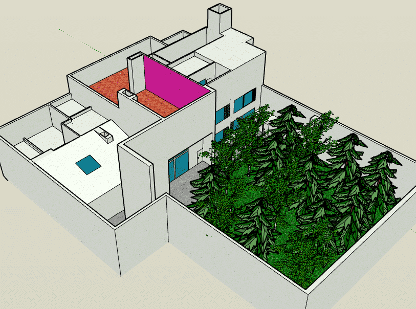 巴拉干自宅（Casa Luis Barragan）su模型.png